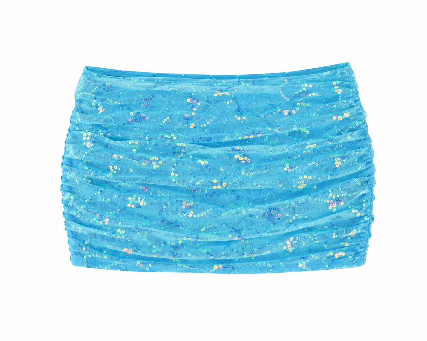 Mini falda azul