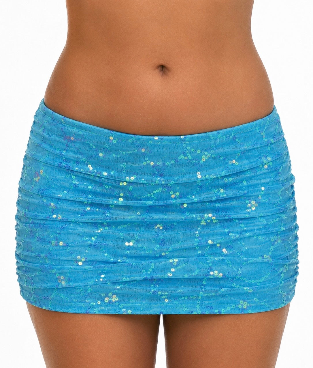 Mini falda azul